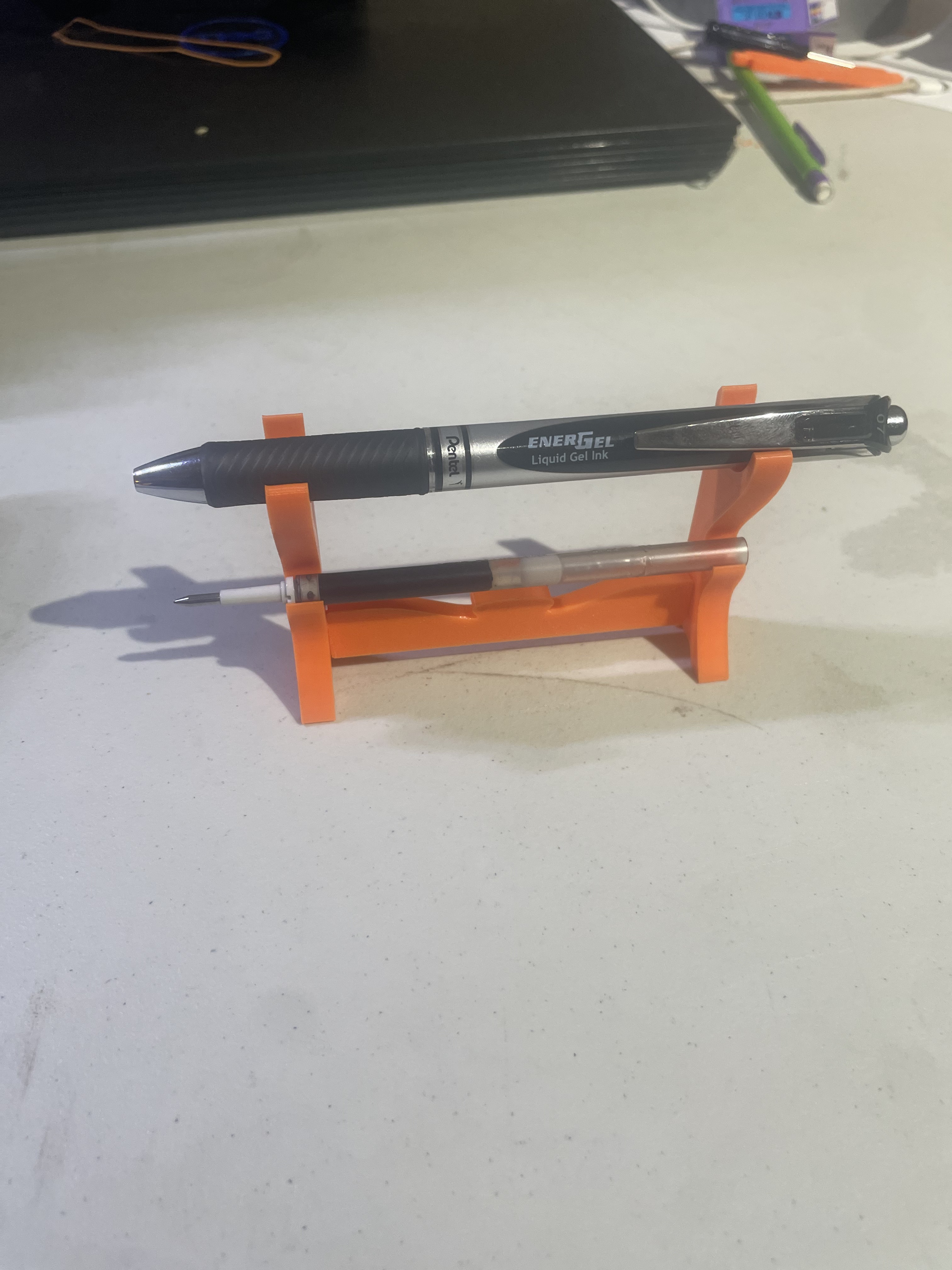 Katana Stand Pen Holder, Holds Pen + Ink Cartridge