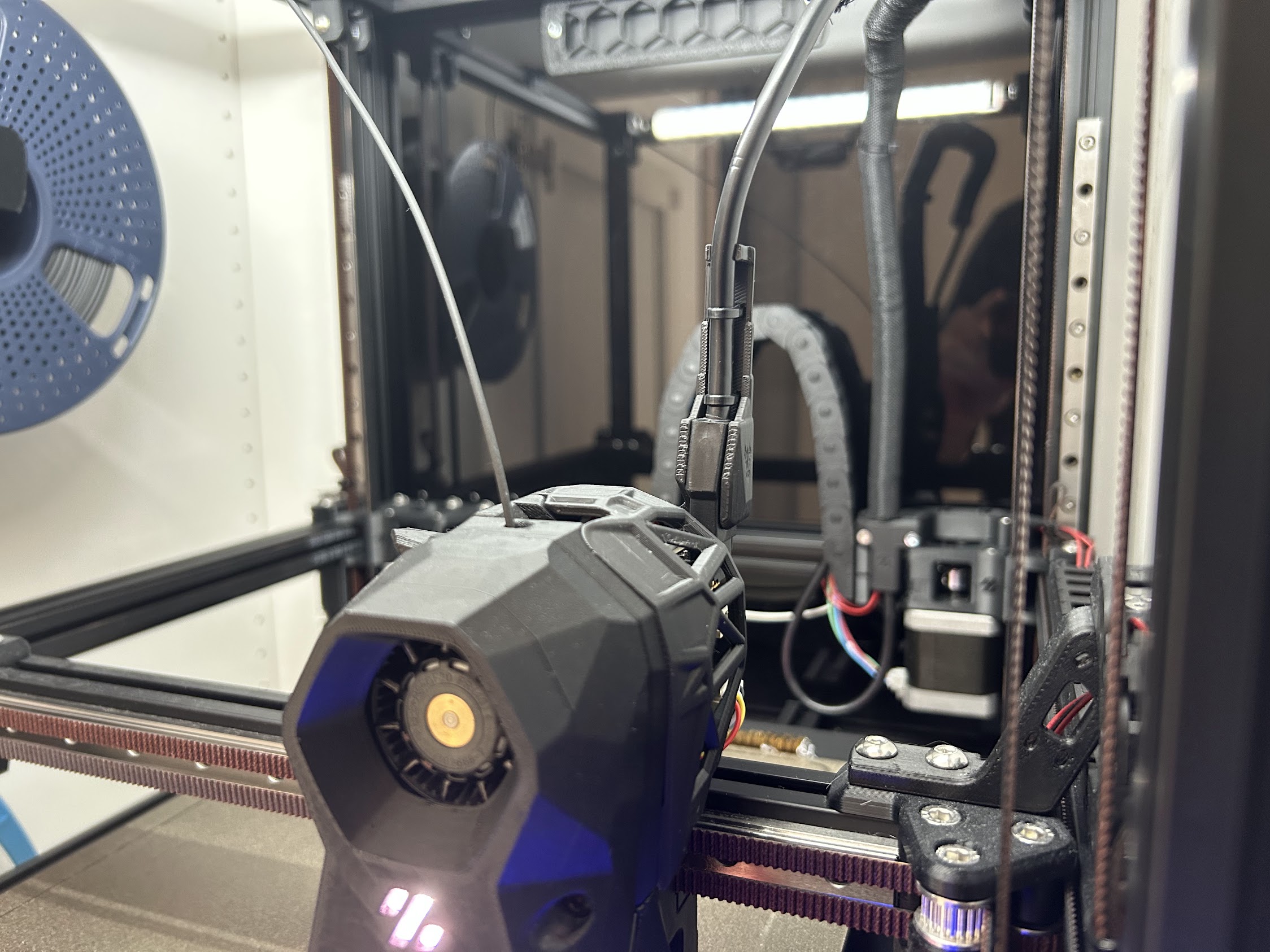 Voron 2.4 umbilical mount for BTT SB2209 USB 3D model thumbnail