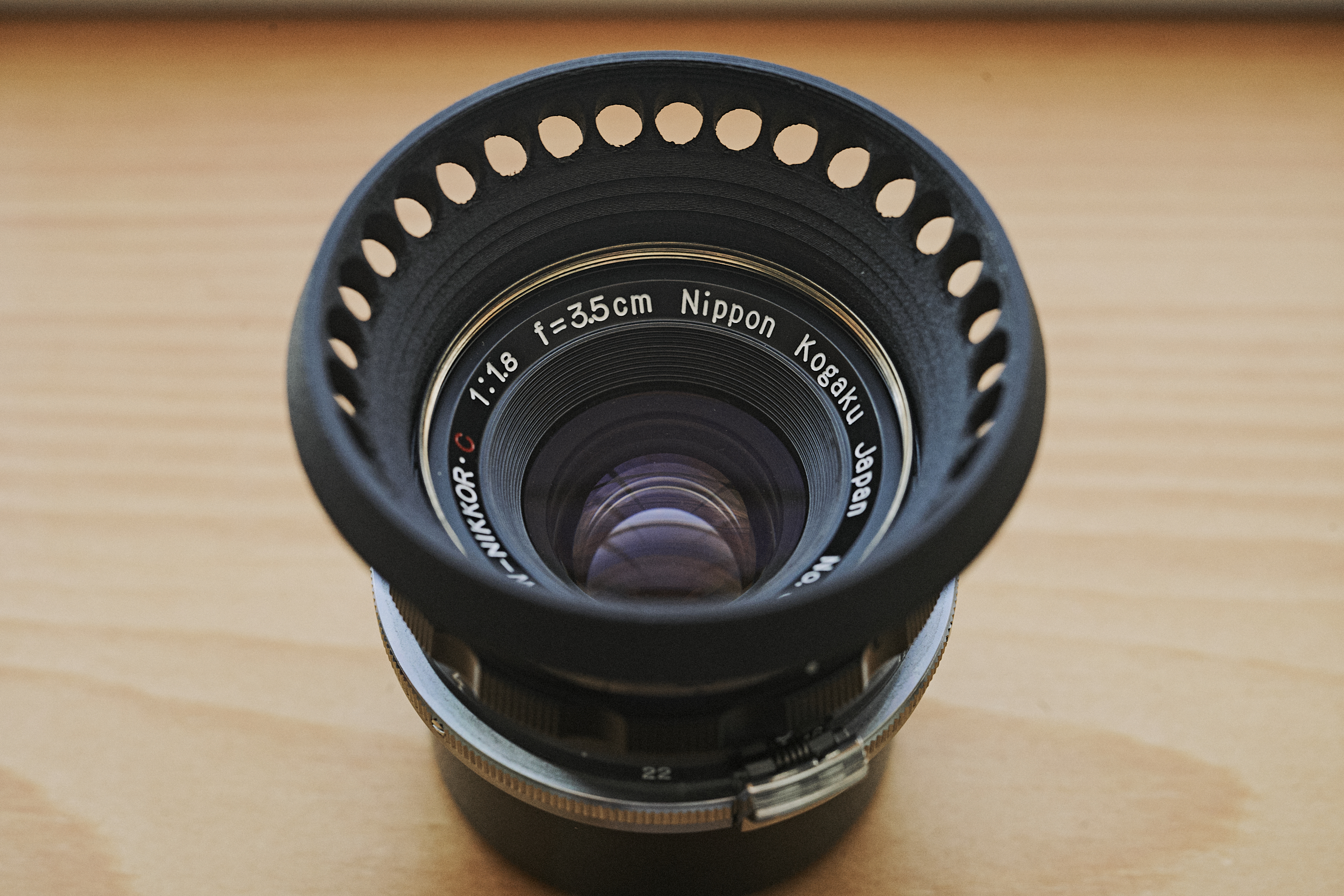 48mm Hood for W-Nikkor 3.5cm f/1.8 Nikon S Rangefinder Lens