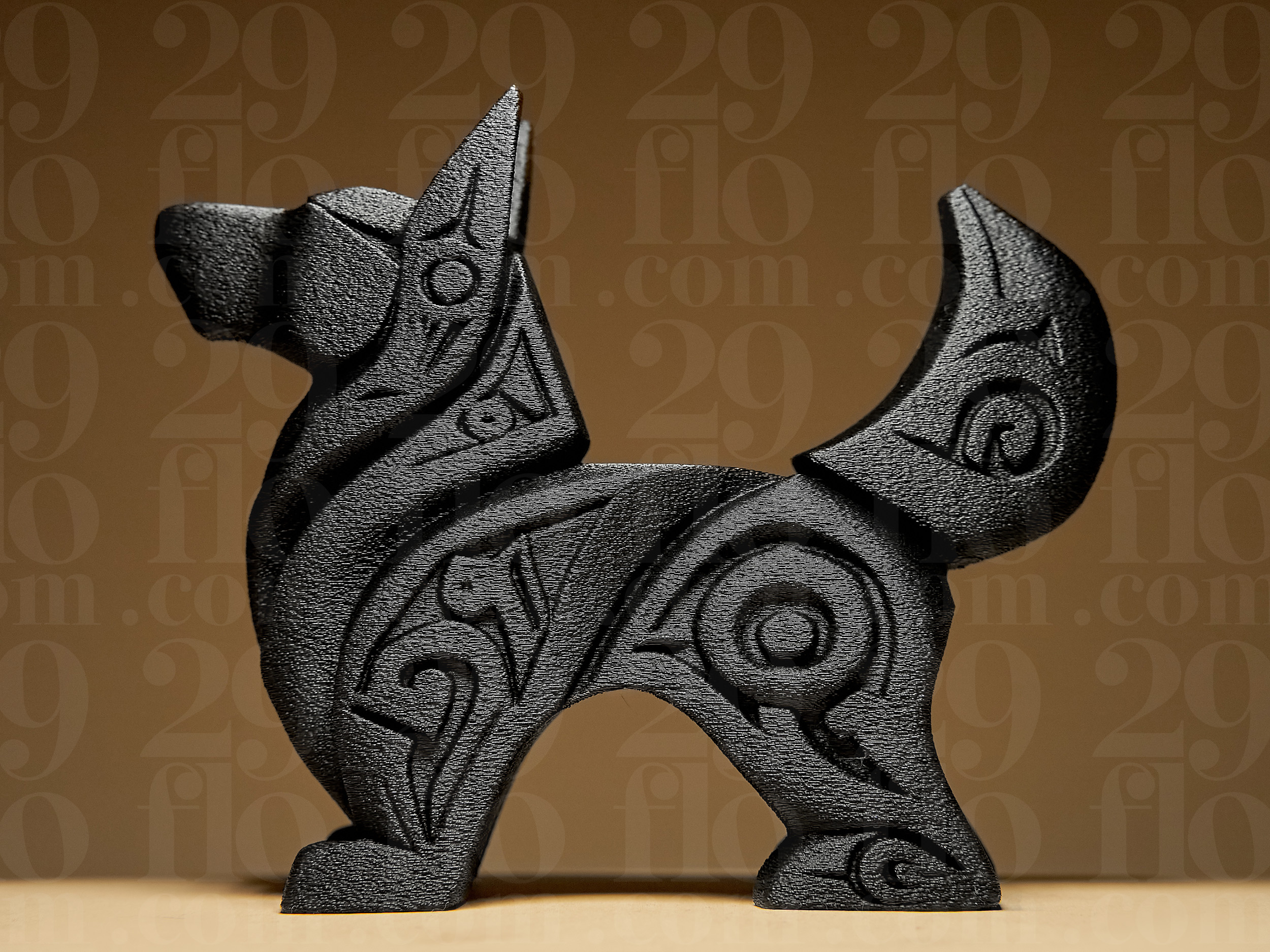 Miniatura 4 do modelo 3D Abstract DOG #2