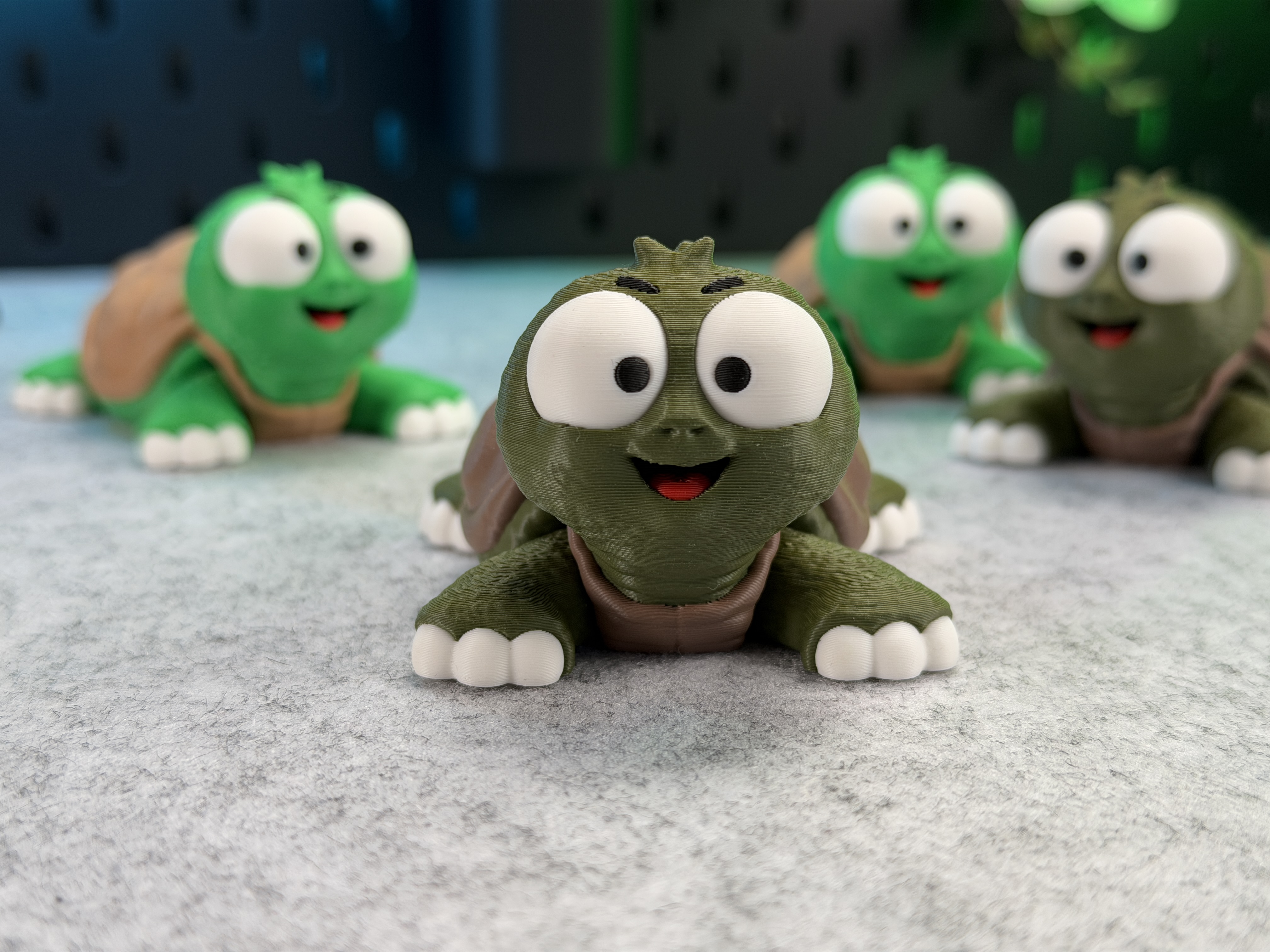 Miniatura 10 do modelo 3D Articulated Cute Turtle