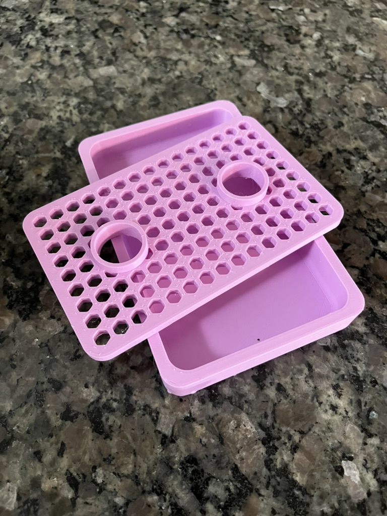 Modular Soap Dish with Removable Airflow Insert — miniatura 2