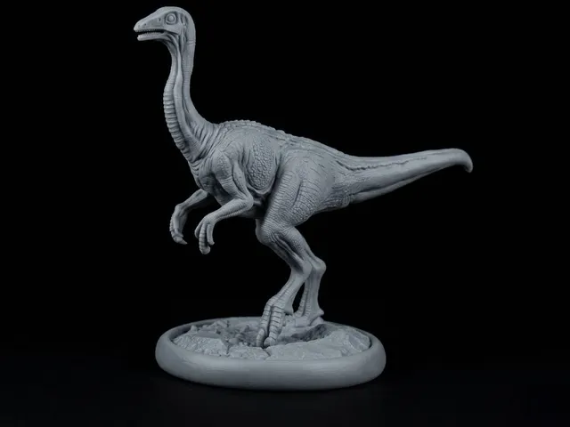 Gallimimus Statue