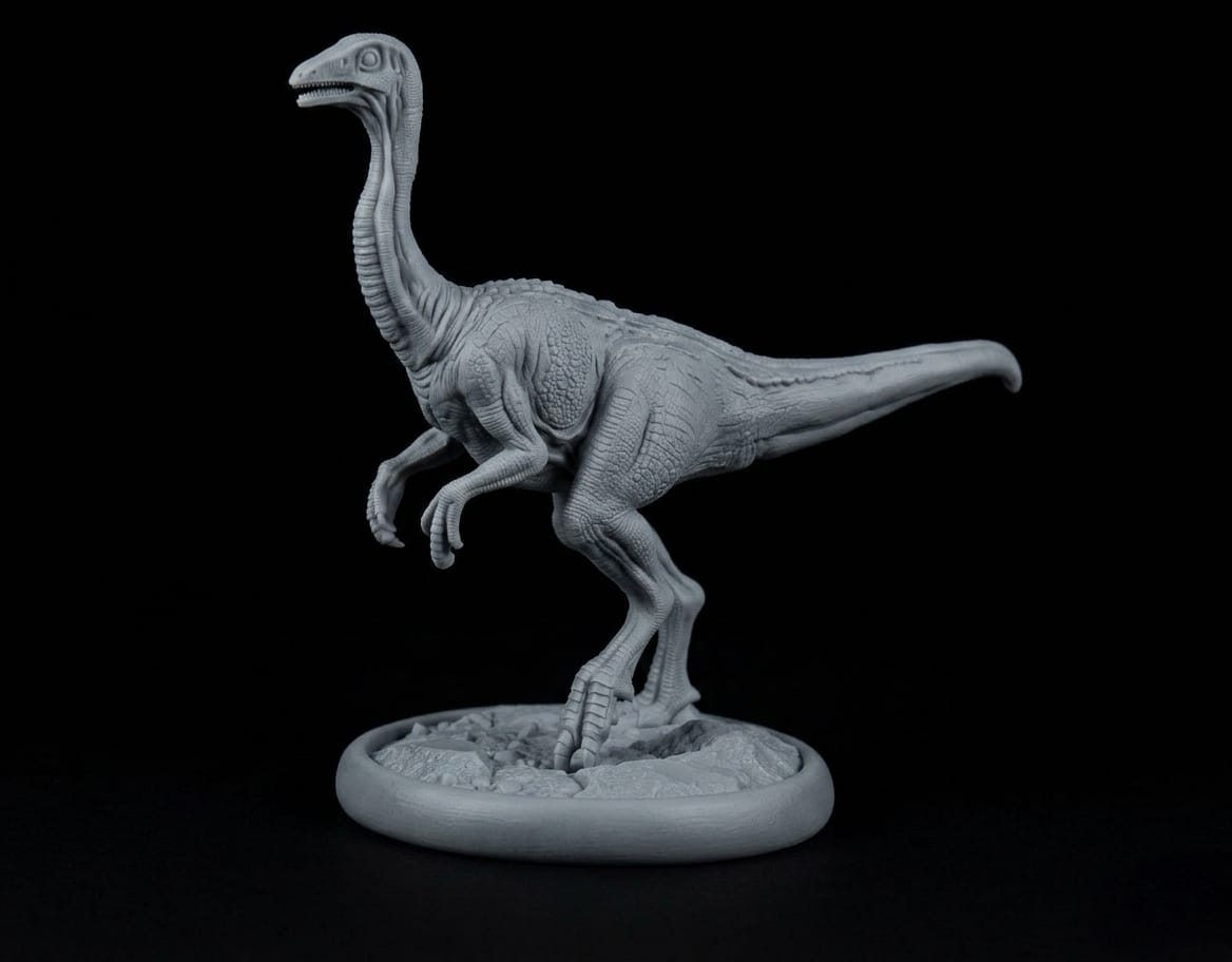 Gallimimus Statue