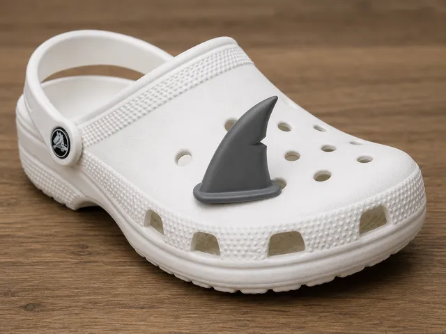 Shark Fin Croc Charm