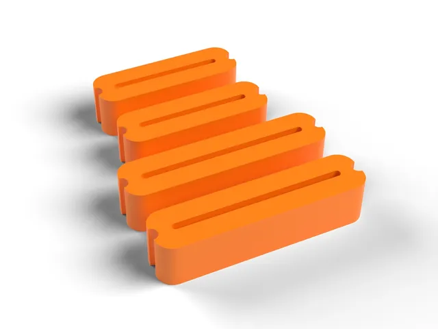 Toothpaste Squeezer Clips - Get Every Last Bit from Tubes, 2 Sizes, Set of 4, No Supports (OpenSCAD)