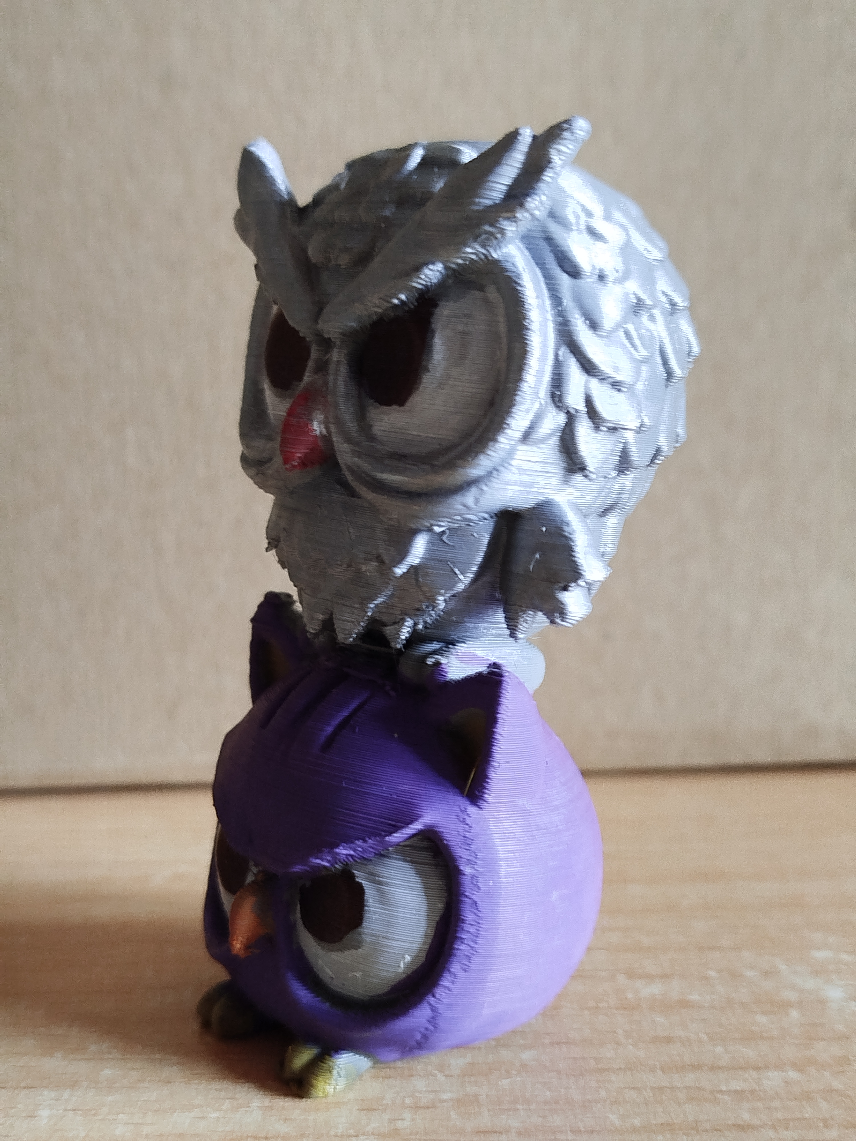 angry cat owl — miniatura 3