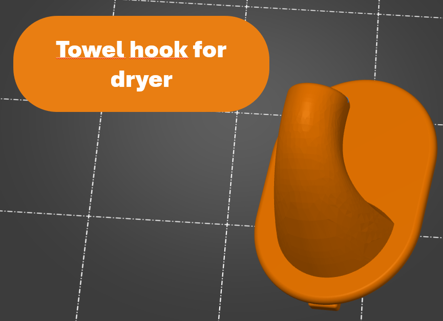 Replacement hook for sauter towel dryer Sauter Marapi