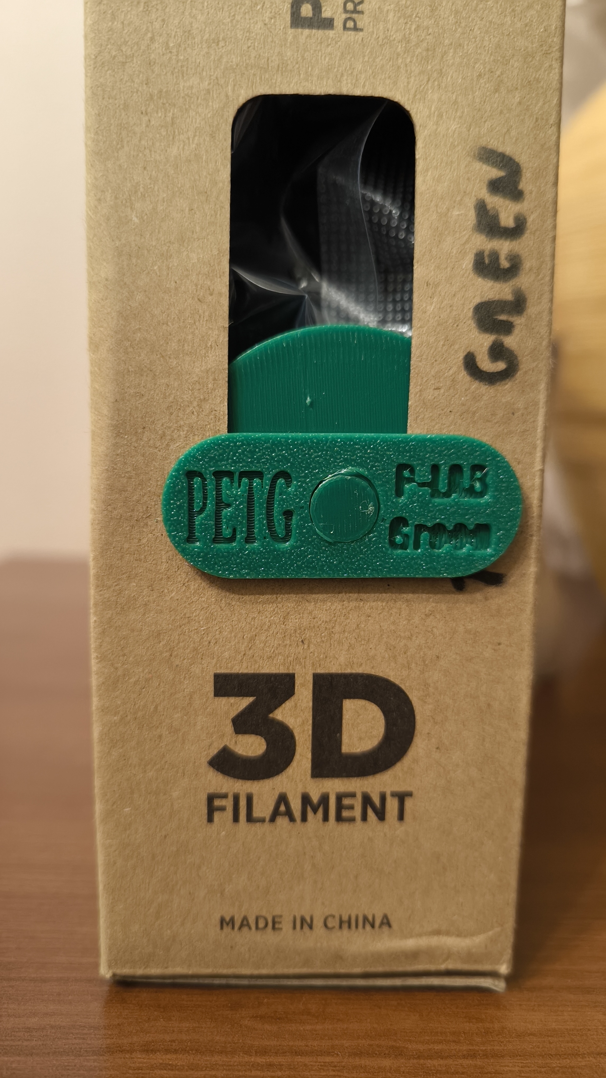 Labels for cartboard filament boxes 3D model