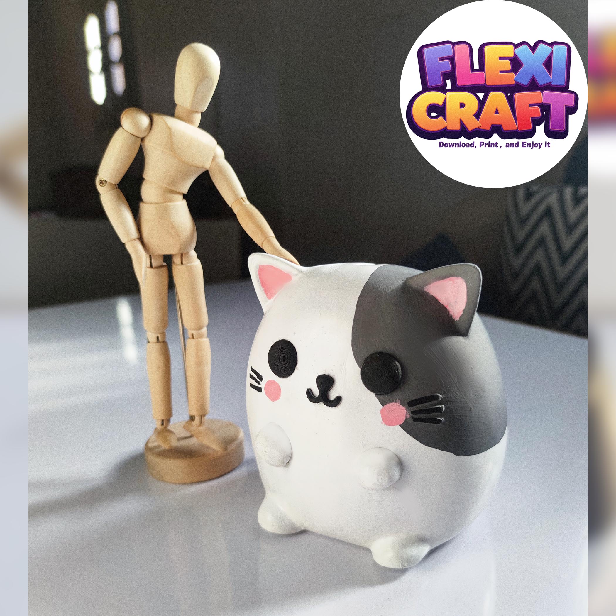 Kitty Bank, print in place