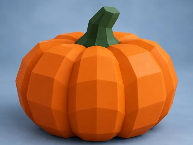 Low Poly Pumpkin