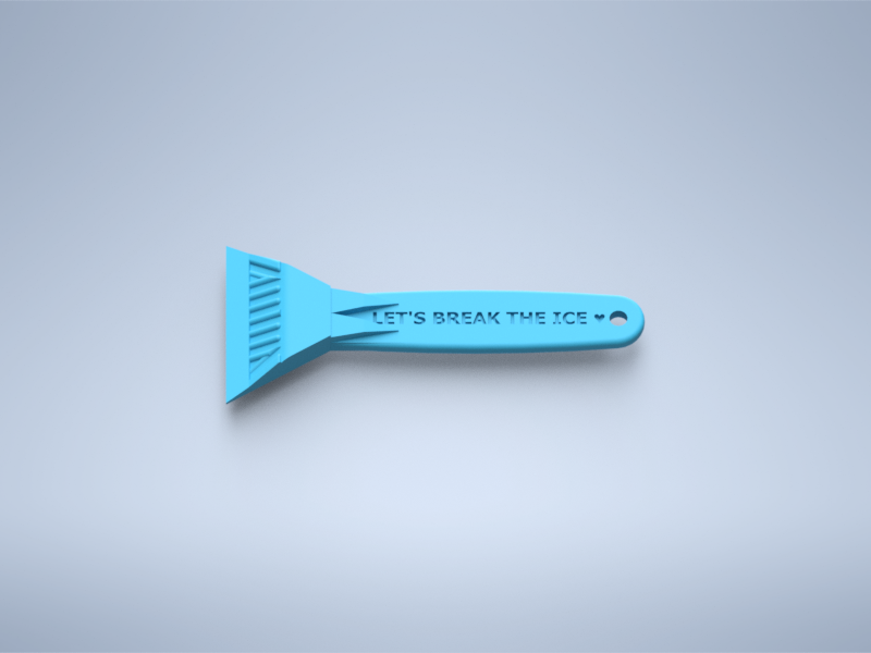 ice scraper | let's break the ice — miniatura 4