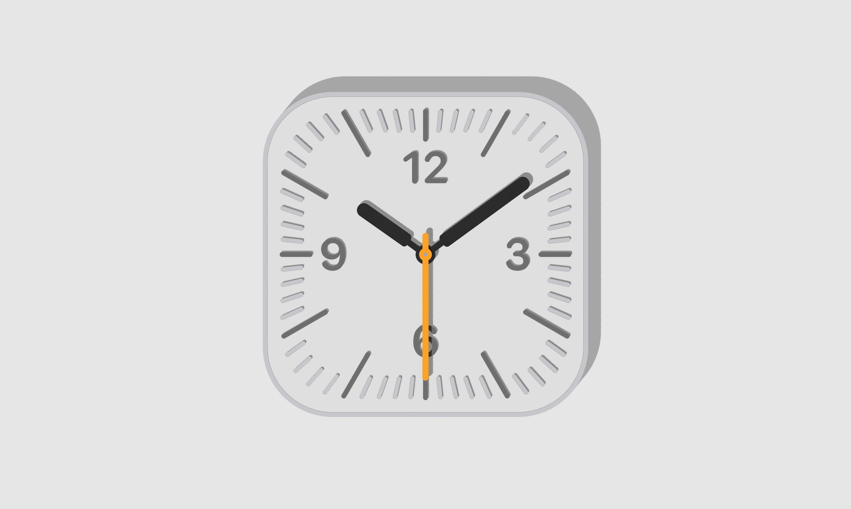 Apple-Inspired Minimal Wall Clock — thumbnail 4
