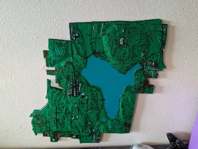 Lake Stevens Topological Map