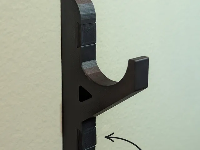 Wall Hook with hidden screws