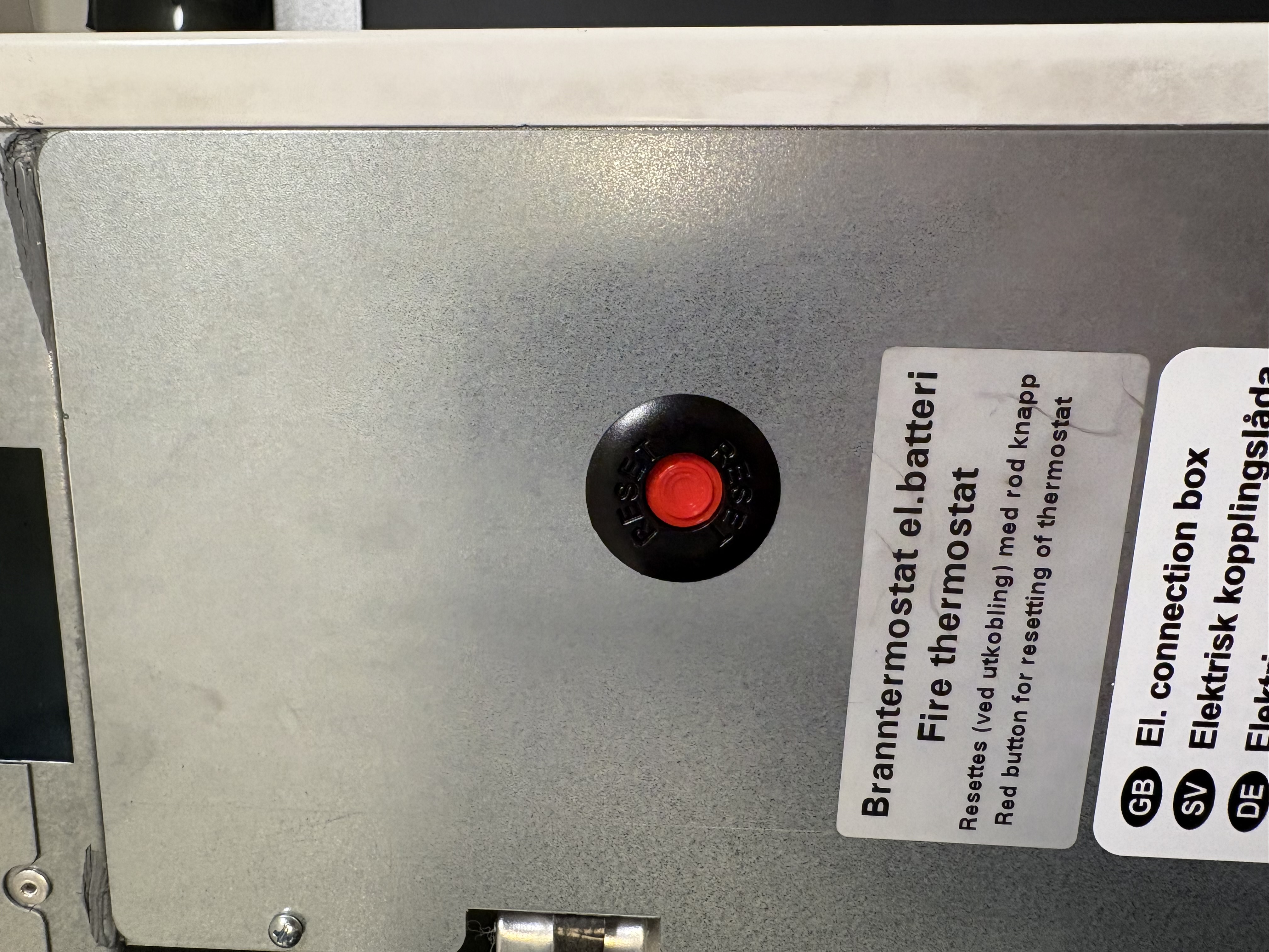 Systemair Reset button 3D model