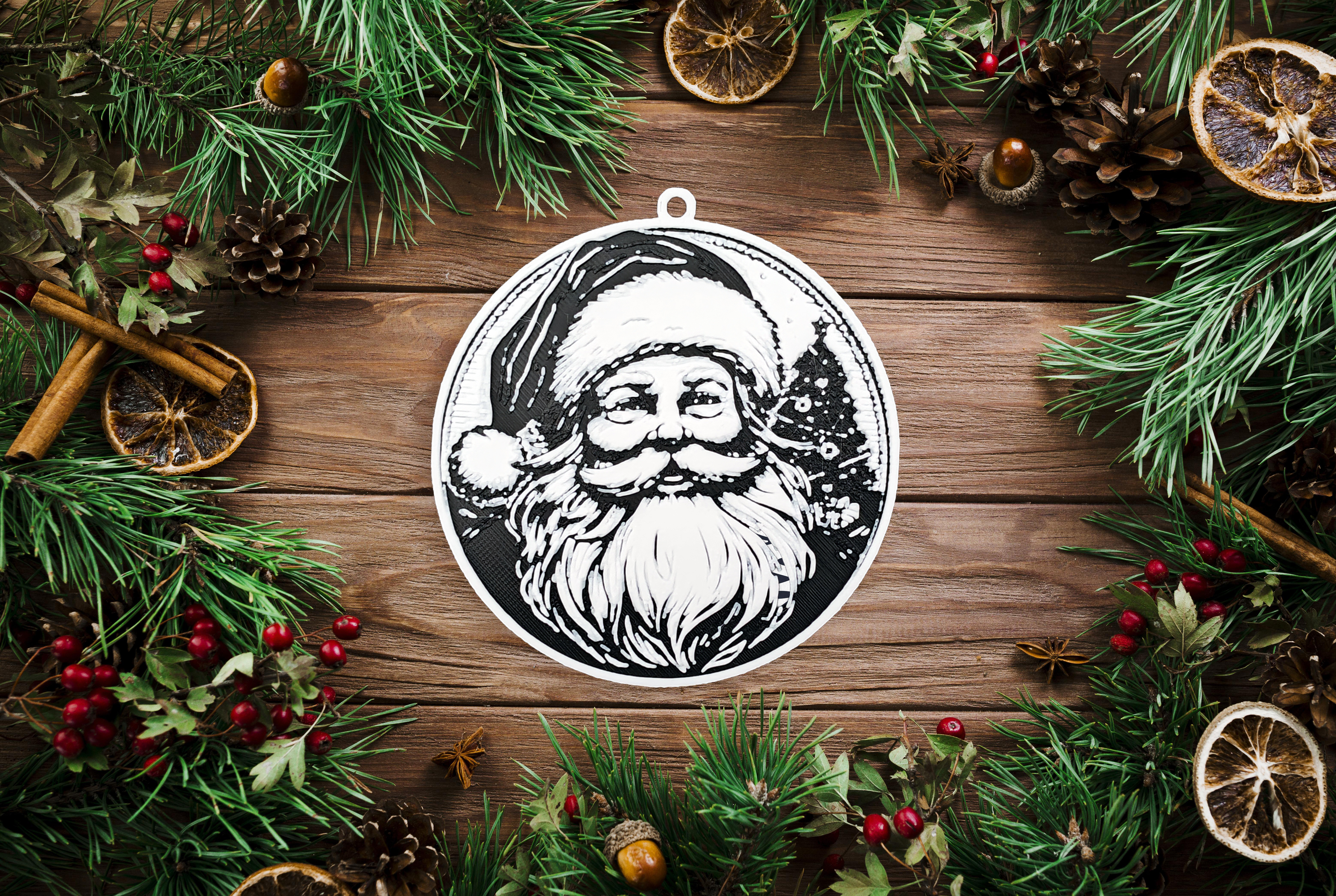 Hueforge - Christmas Bauble Tree Ornament 8 cm