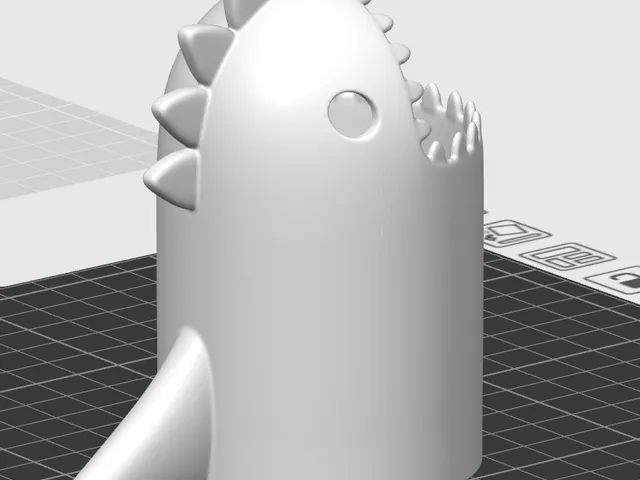 Dinosaur trash can