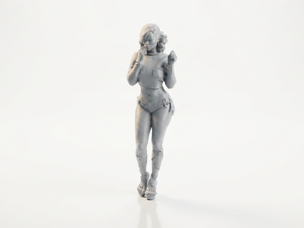 Booty Shorts Babe Female Figurine 3D Printable