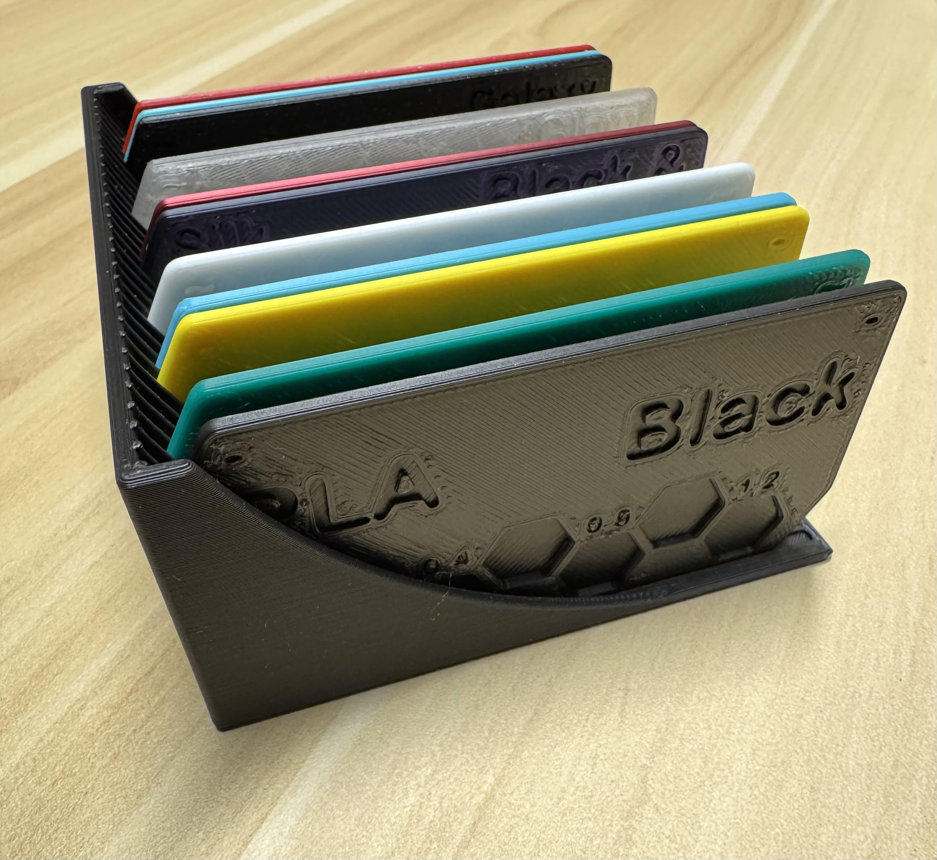 Card Swatches with Clicky Holder