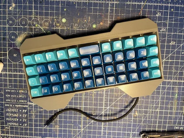 Planck Keyboard Rev.4 - Massdrop edition Case Cyberdeck