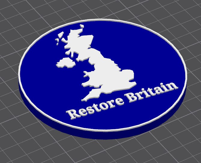 Restore Britain Coaster