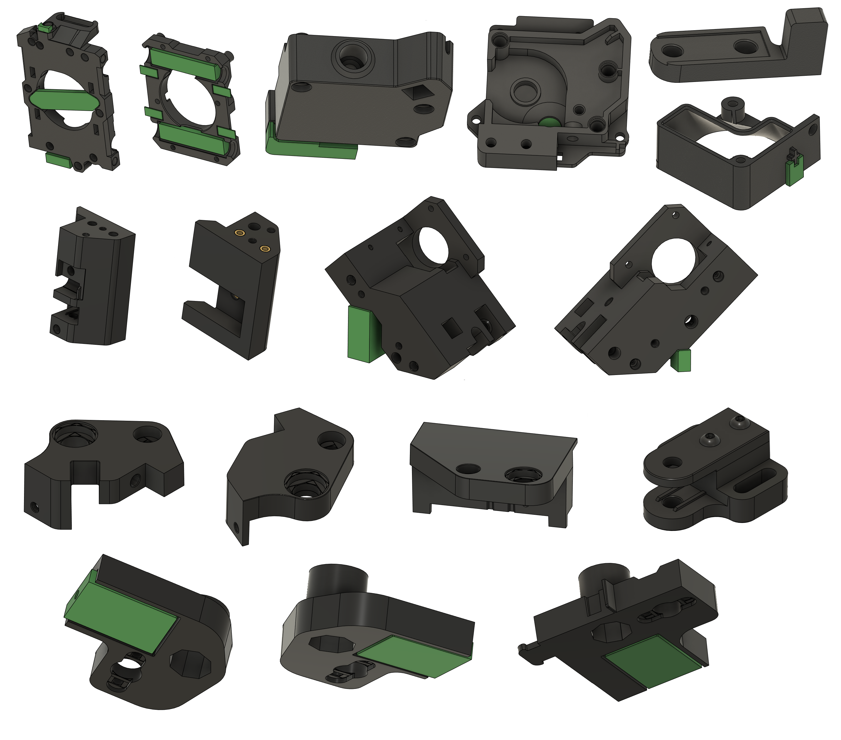 FDM-optimized Centauri Carbon Replacement Parts