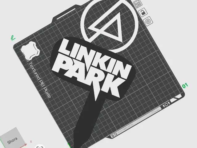 Zápich do dortu Linkin Park / Cake topper