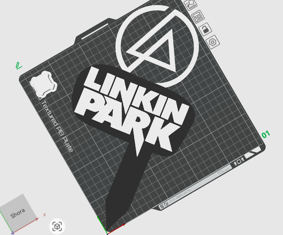 Zápich do dortu Linkin Park / Cake topper