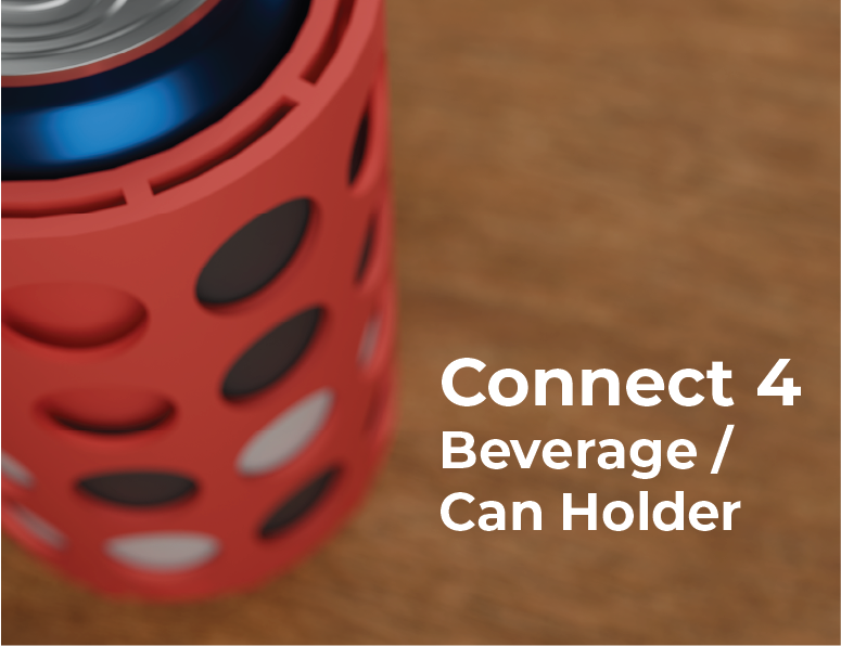 Connect 4 Beverage / Can Holder