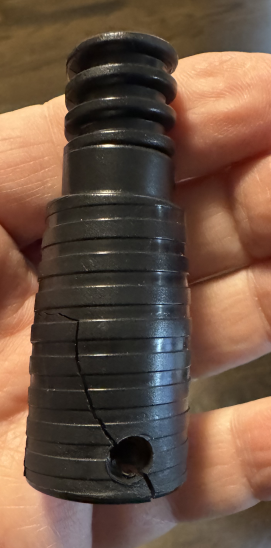 Snow broom handle connector