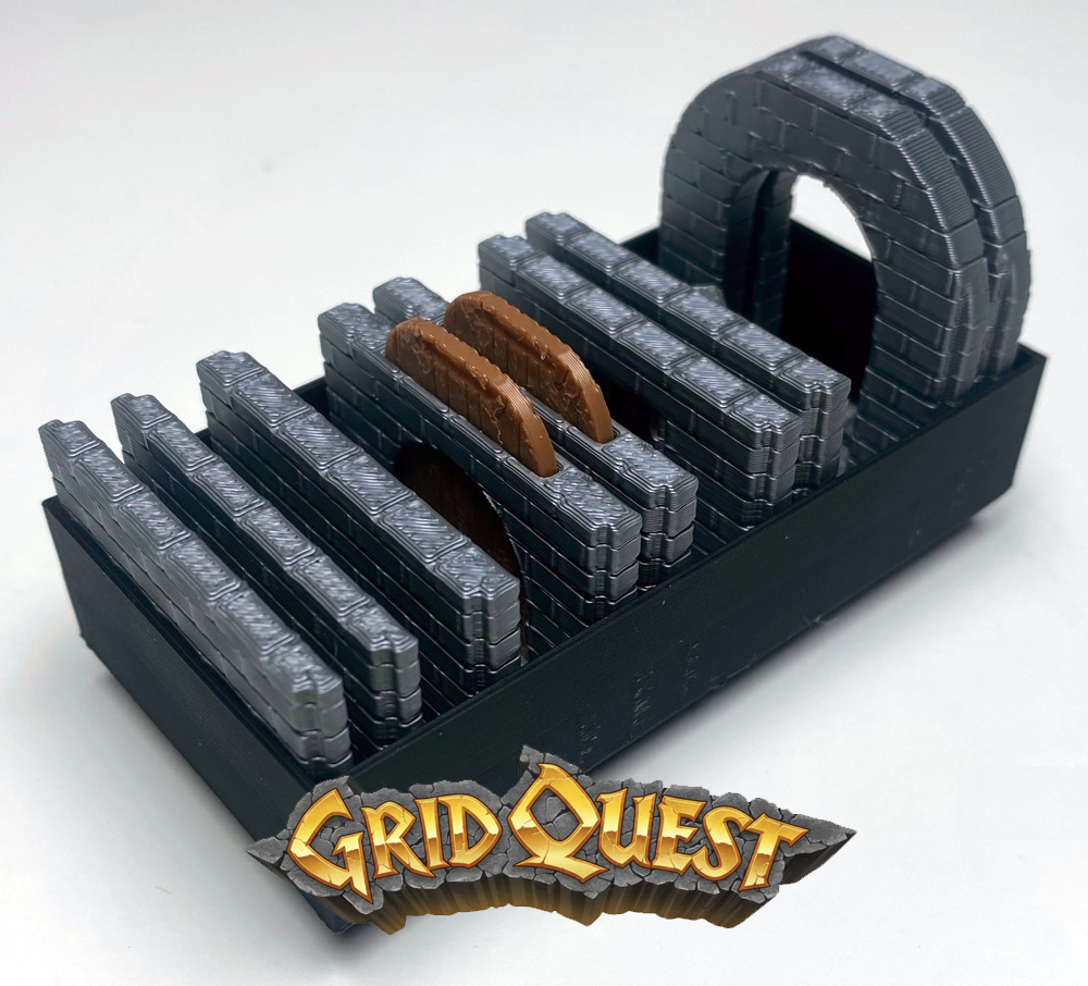 GridQuest BOX FOR WALL PARTS (The Gridfinity Game) — miniatura 4