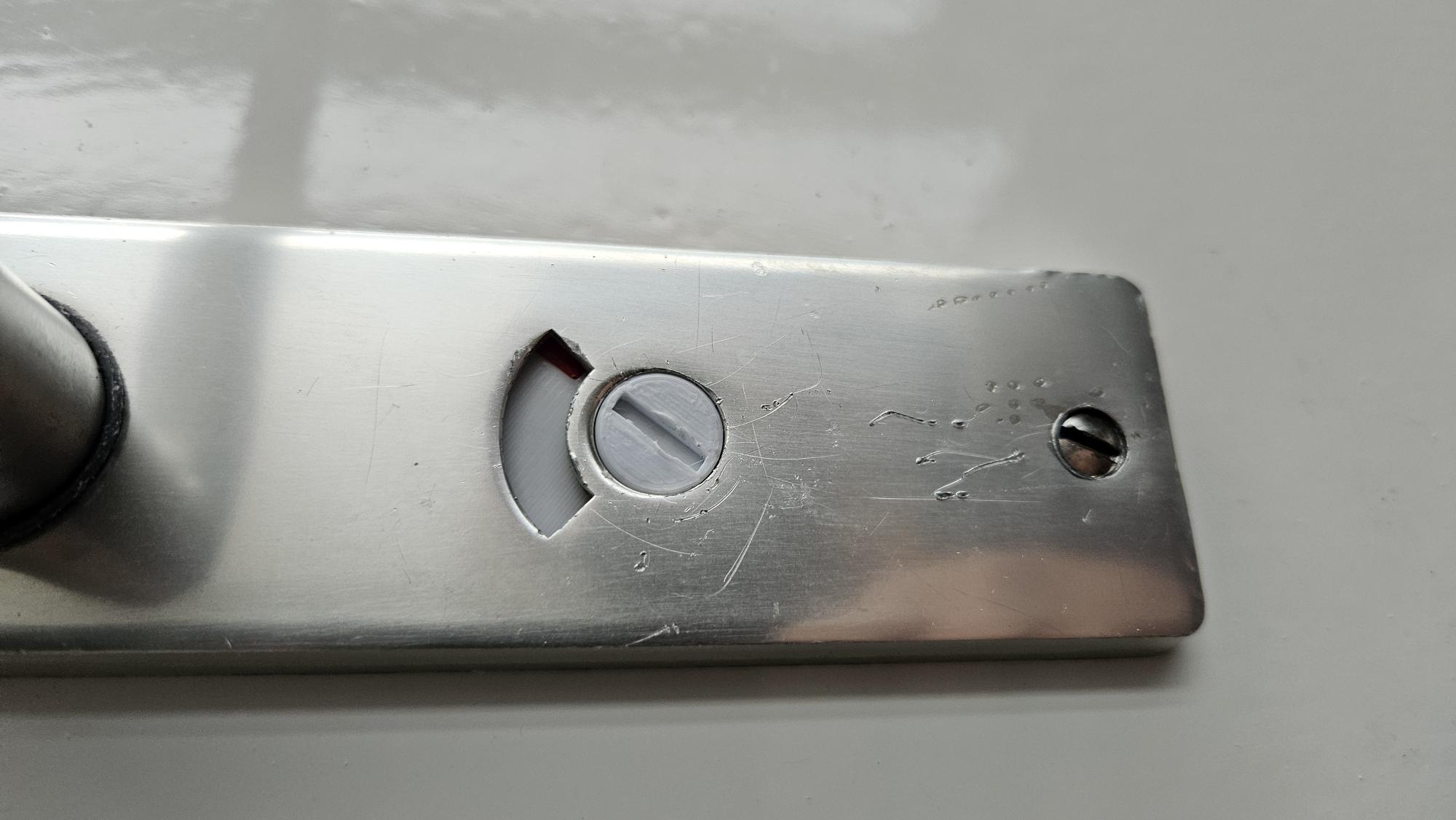 Bathroom door indicator