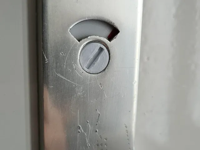 Bathroom door indicator