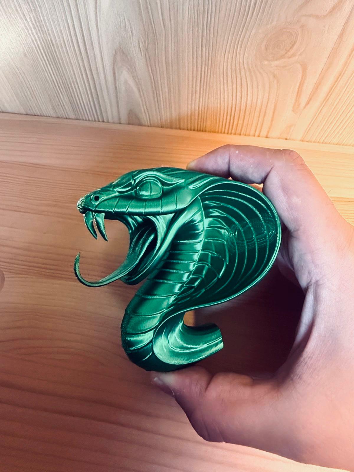 King cobra snake key chain wall mounted organizer — miniatura 3