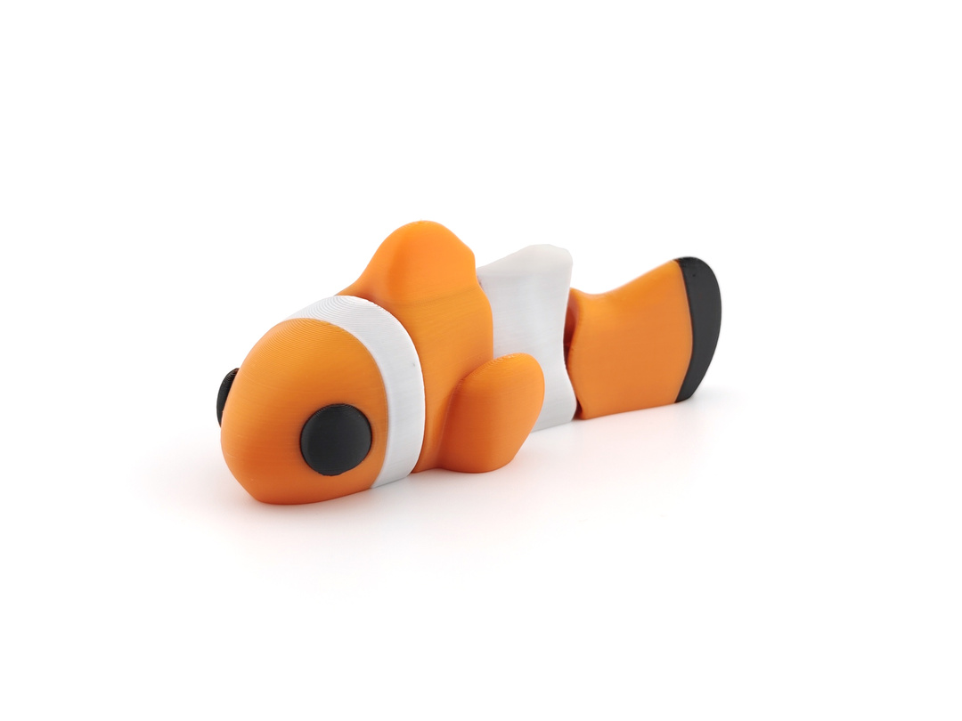 Clownfish - Articulated Animal - AMS and No AMS