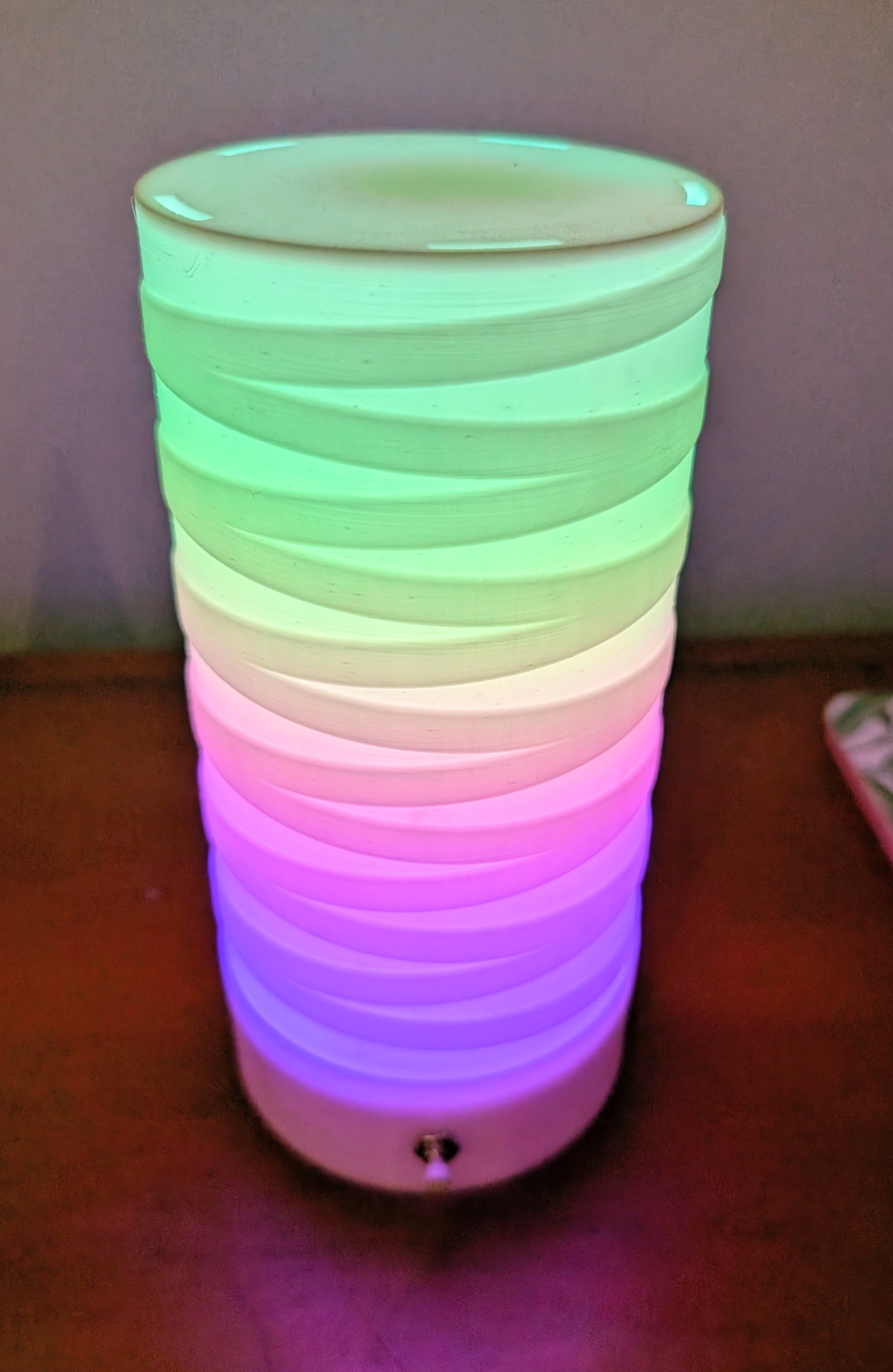 Cylindrical LED Lamp  - Multi Pattern Arduino Controlled RGB LED Lamp