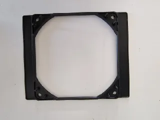 Noctua NA-IS1-12 Sx2 Chromax.black – 5mm Inlaatspacers Voor 120mm Ventilatoren – Verbetert Airflow En Verlaagt Geluid (zwart)