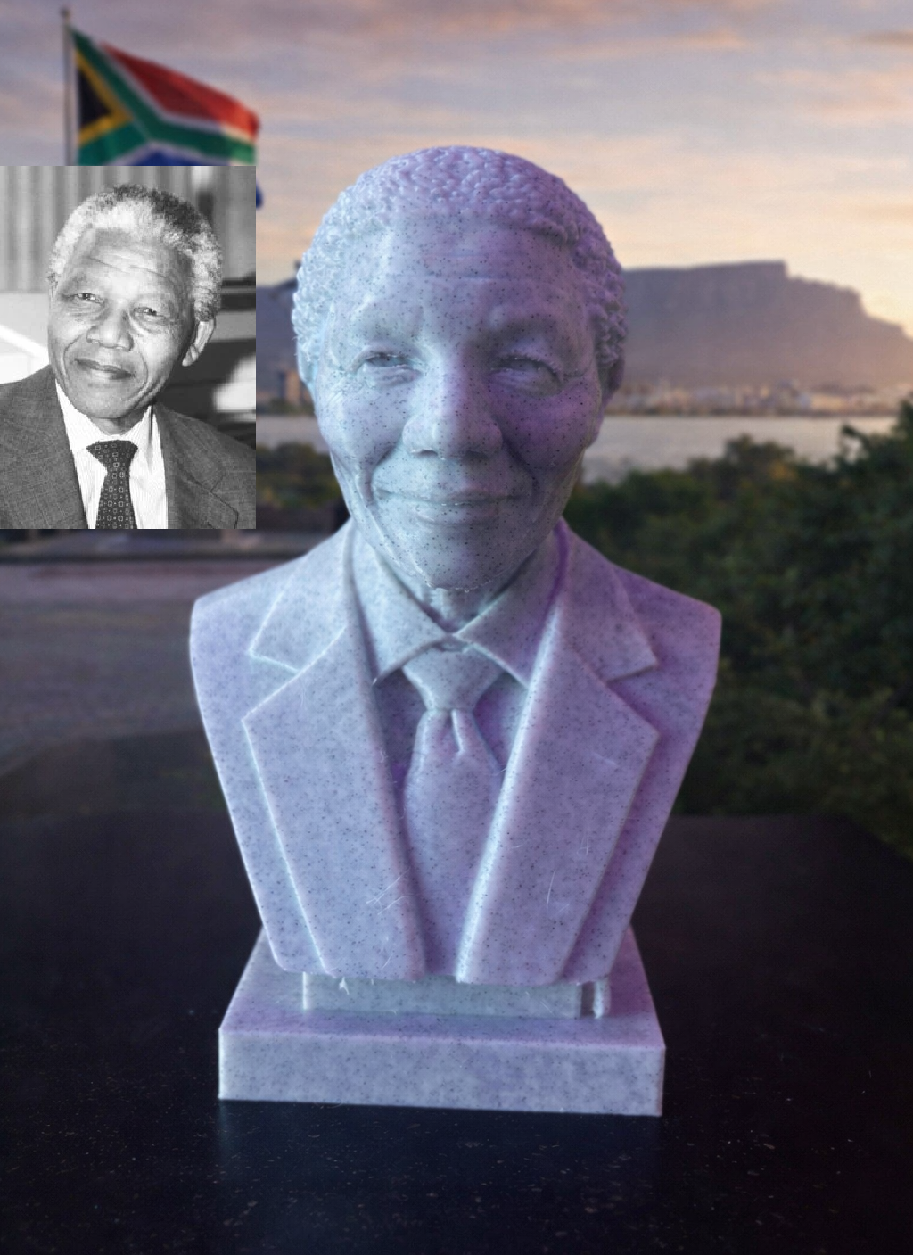 Nelson Rolihlahla Mandela  (Madiba) – Bust