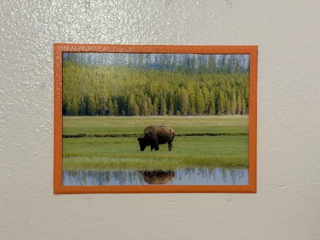 Simple Print-in-Place 5x7 Picture Frame