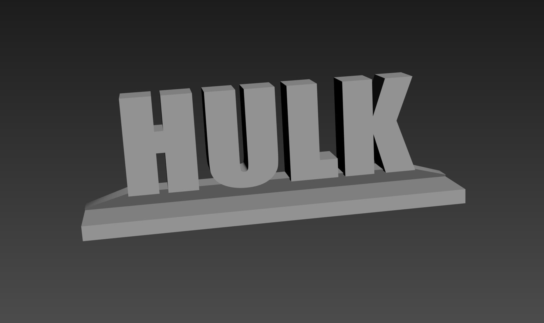 Display Name Tag - HULK – Modular Collectible System – #SAVFX