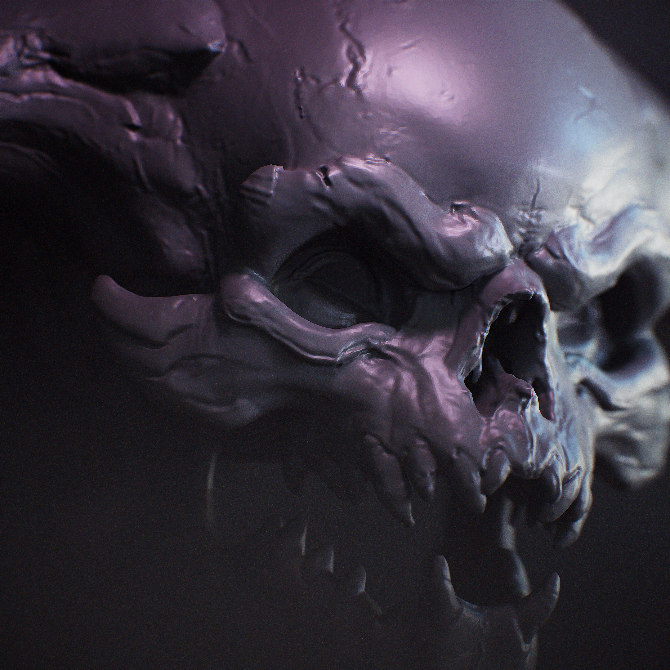 Lost Soul Hanging Skull from Doom "The Dark Ages