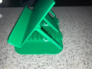 Adjustable phone stand print in place