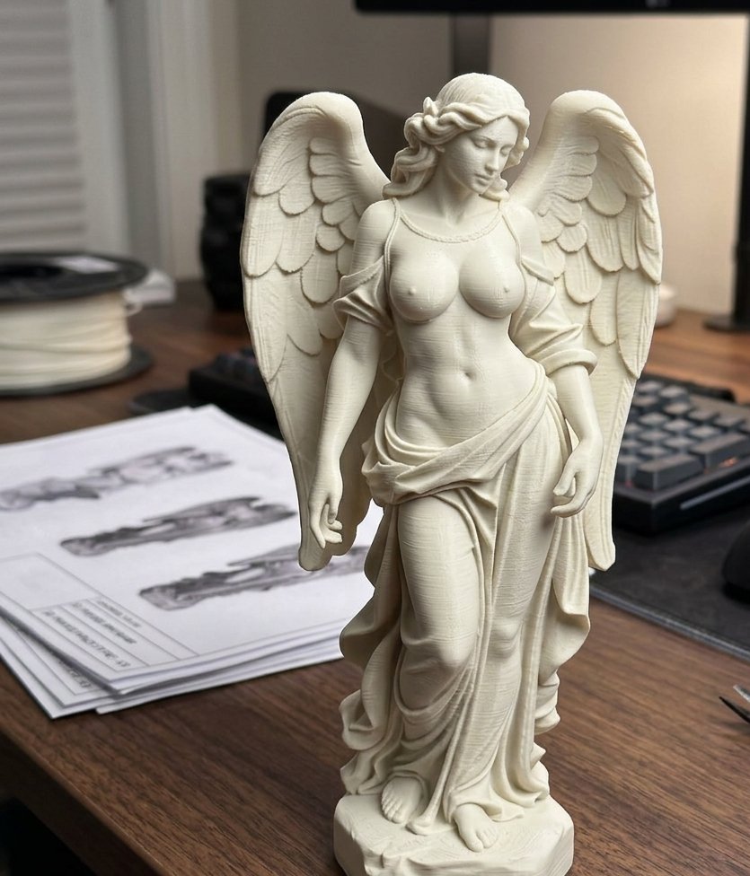 nude angel statue version 2