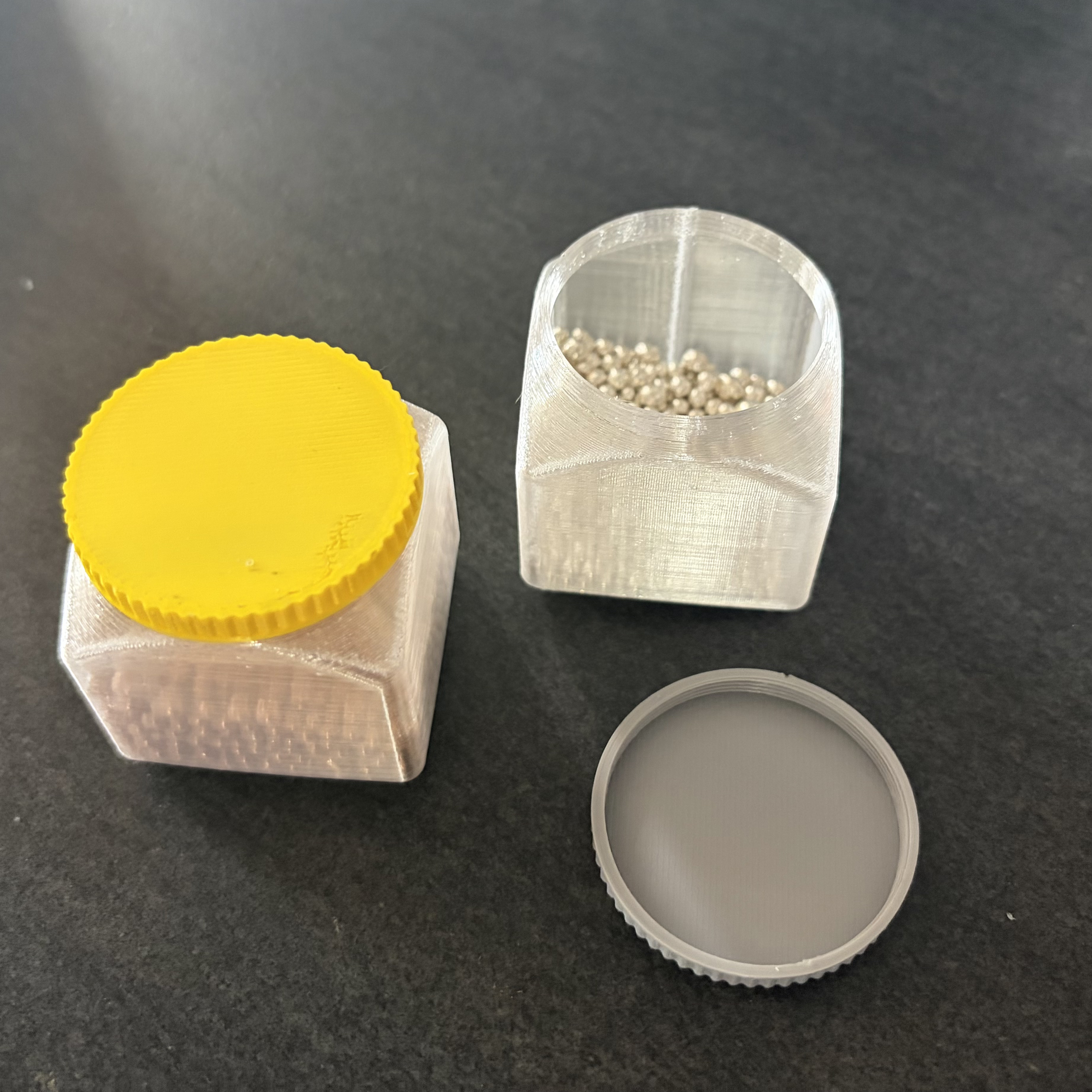 Gridfinity 1x1 Jar with Screw Lid