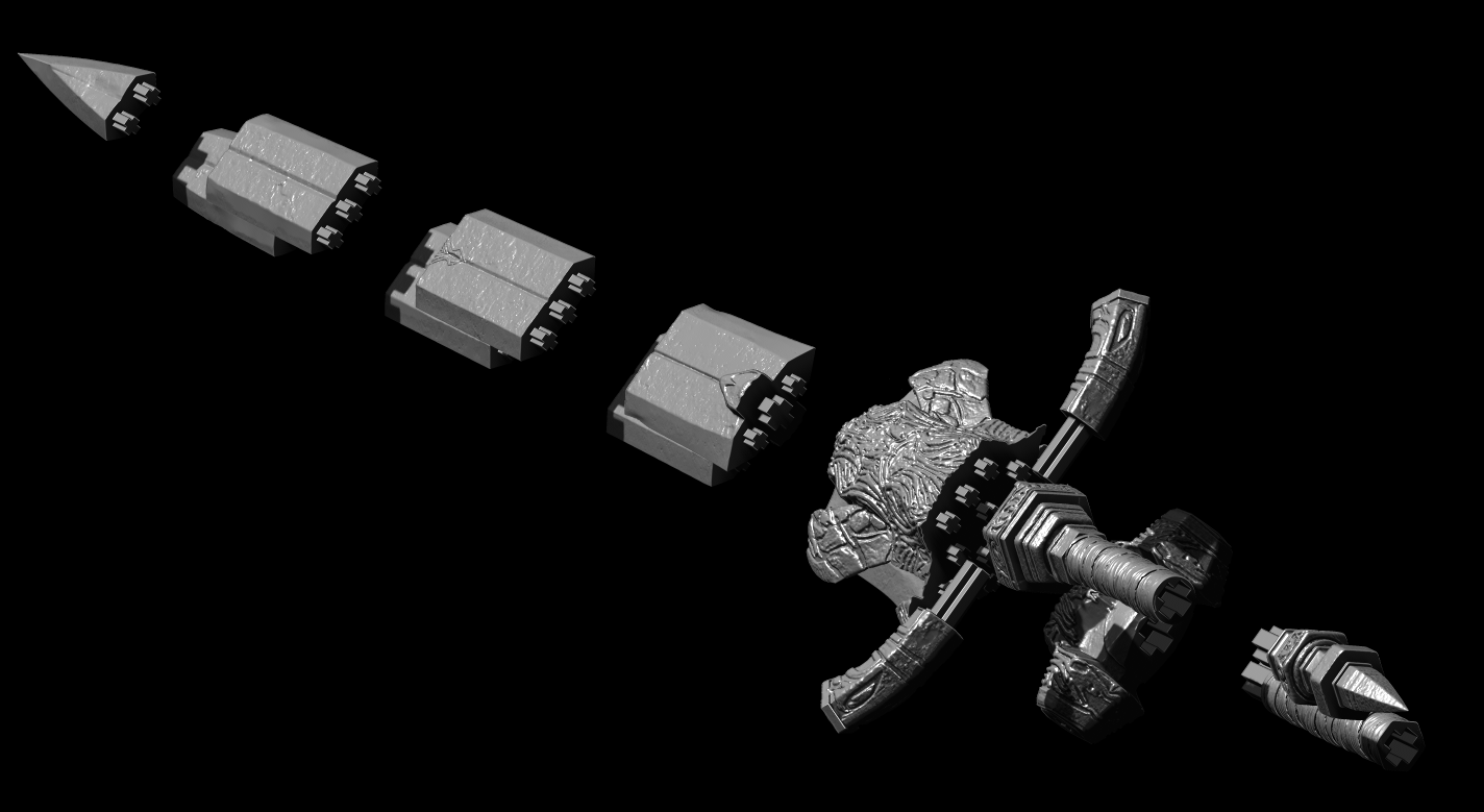 ULTIMATE PACK ARTORIAS Greatsword And Greatshield Life Size STL Fan Art Models — miniatura 12