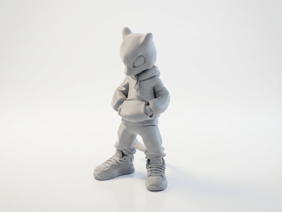 Street Mewtwo Figurine Urban Style 3D Printable