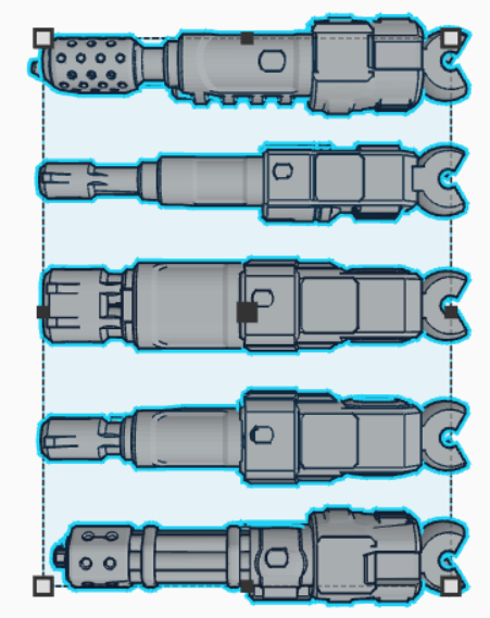 Mini 13 blaster arms
