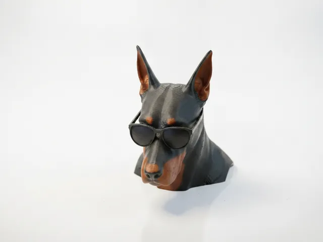 Dawg Dog Bust with Sunglasses 3D Printable