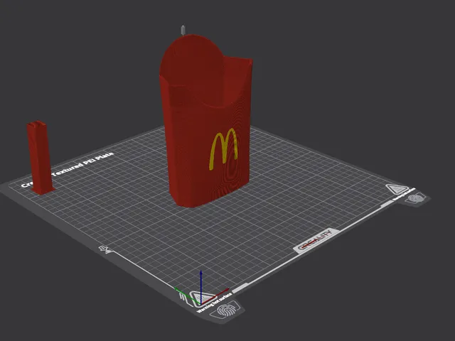 Pommes gehen immer! – Die kultige McDonals Pommes-Verpackung aus dem 3D-Drucker